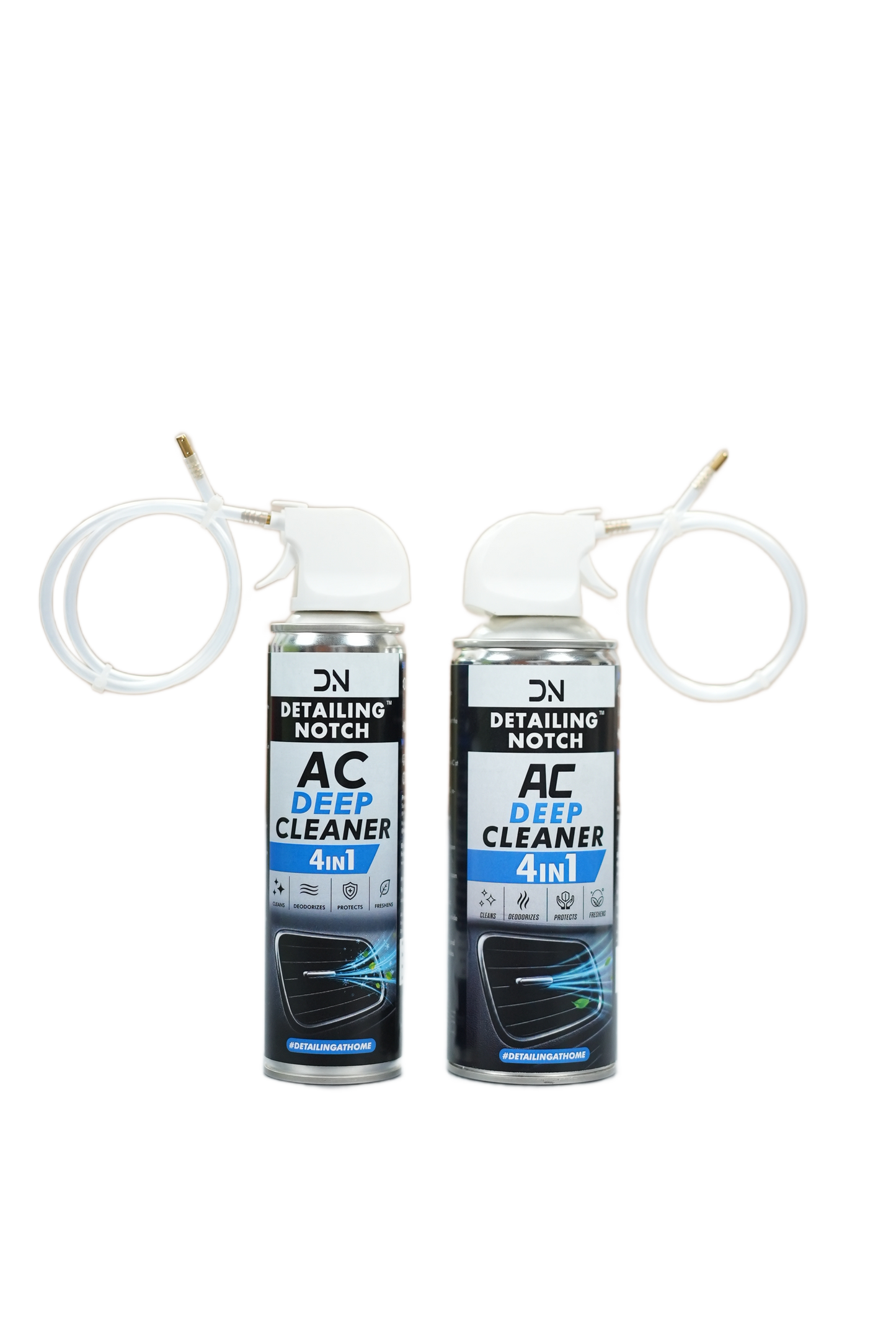 Detailing Notch AC Deep Clean Spray - Increase AC Cooling at Home in Minutes | 4-in-1 - Cleans + Deodorizes + Protects + Freshens