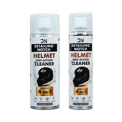 Detailing Notch 4-in-1 Helmet Cleaner - Cleans, Sanitizes, Protects & Freshens | Reduces Hairfall & Dandruff