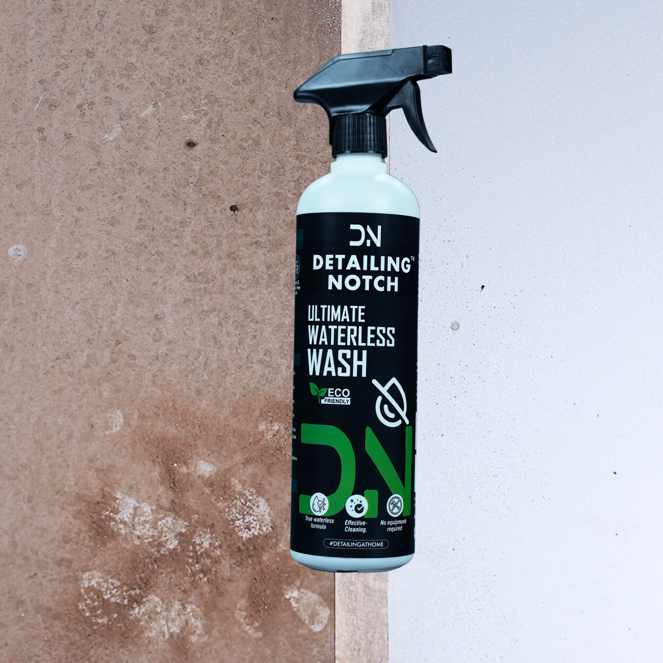 Ultimate Waterless Wash (Multipurpose) - Crystal Tank Shine for Bikes & Waterless Car Cleaner