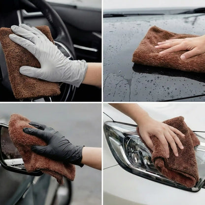 Microfiber Cloth 550 GSM - ScratchFree and UltraSoft | Laser-Cut Edges | Trusted by Detailers