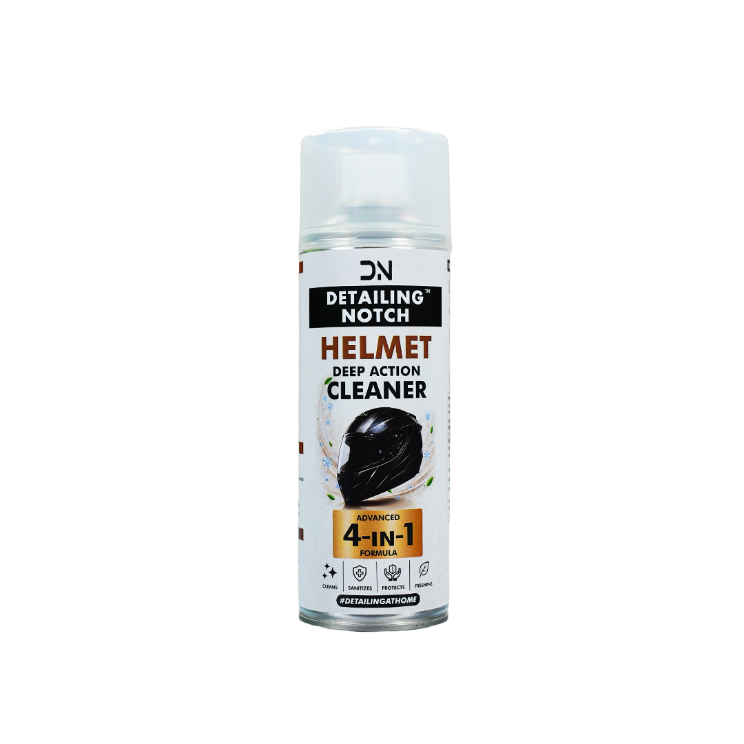 Detailing Notch 4-in-1 Helmet Cleaner - Cleans, Sanitizes, Protects & Freshens | Reduces Hairfall & Dandruff