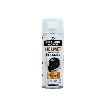 Detailing Notch 4-in-1 Helmet Cleaner - Cleans, Sanitizes, Protects & Freshens | Reduces Hairfall & Dandruff