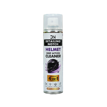 Detailing Notch 4-in-1 Helmet Cleaner - Cleans, Sanitizes, Protects & Freshens | Reduces Hairfall & Dandruff