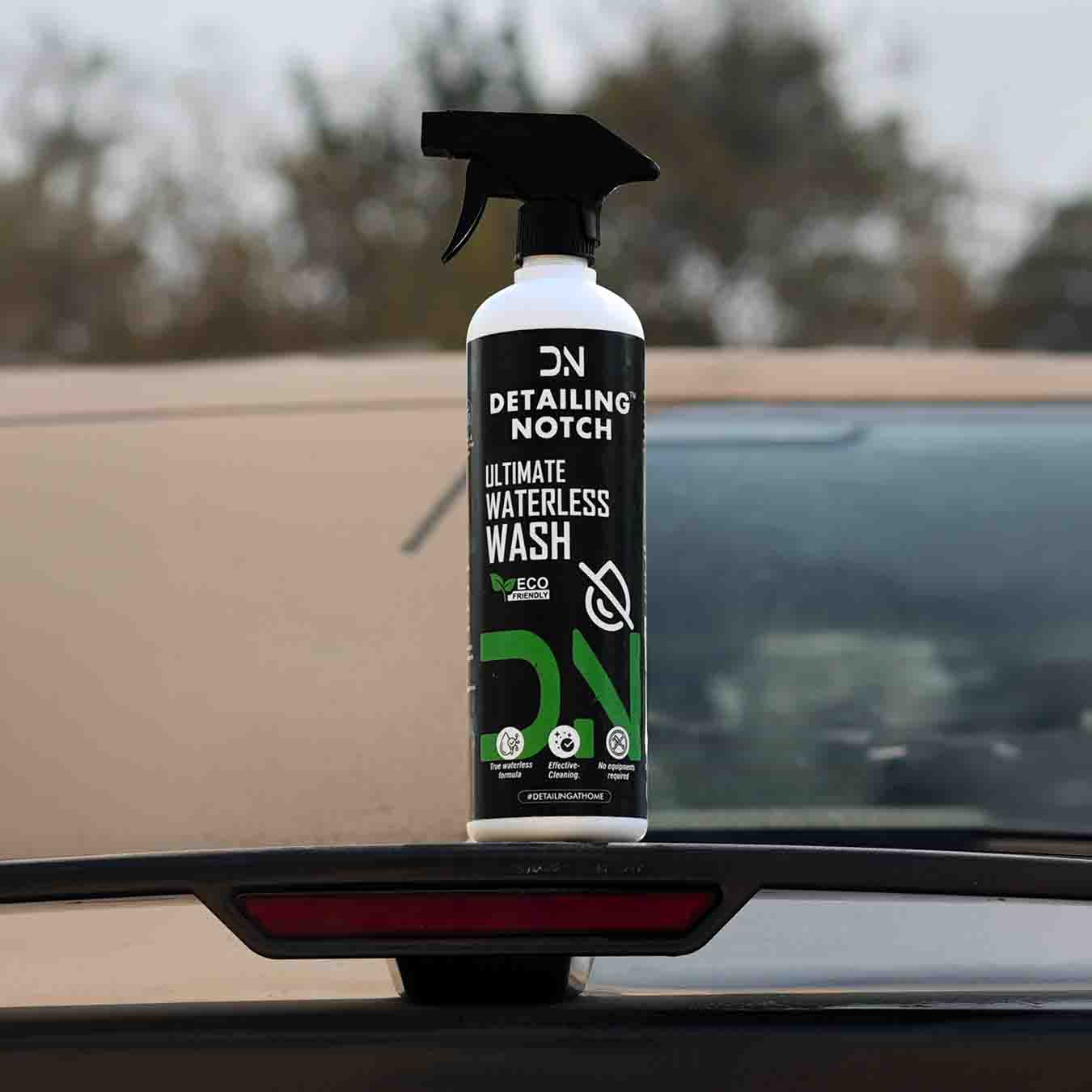 Ultimate Waterless Wash (Multipurpose) - Crystal Tank Shine for Bikes & Waterless Car Cleaner