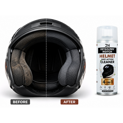 Detailing Notch 4-in-1 Helmet Cleaner - Cleans, Sanitizes, Protects & Freshens | Reduces Hairfall & Dandruff