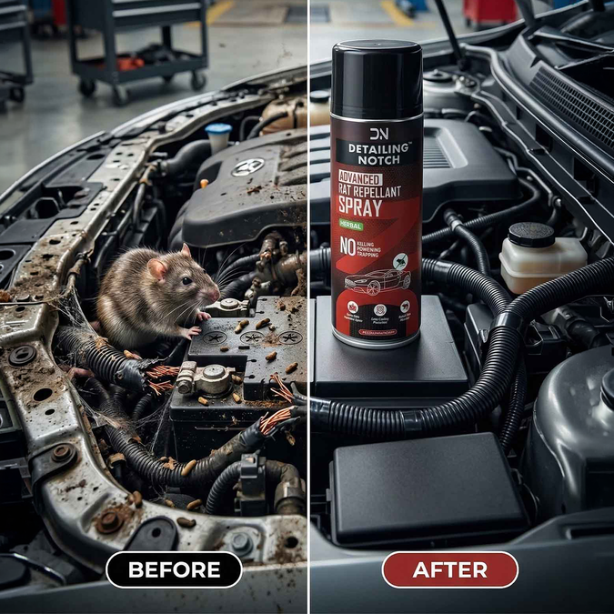 Advanced Rat Repellant Spray - Herbal Solution, Long Lasting