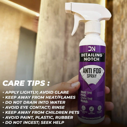 Anti-Fog + Glass Cleaner Kit (Graphene Infused) | Detailing Notch