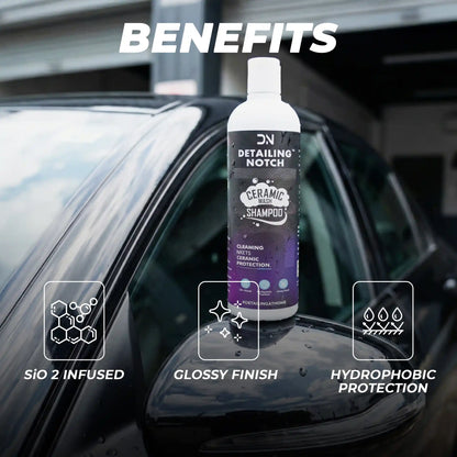 Hybrid Ceramic-Infused Shampoo | Ultra Gloss Finish & Hydrophobic Protection