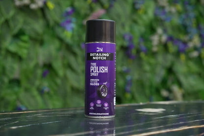 Advanced Tyre Polish with CarbonGloss Tech - India's First Tyre Polish with Direct Application on Dirty Tyres
