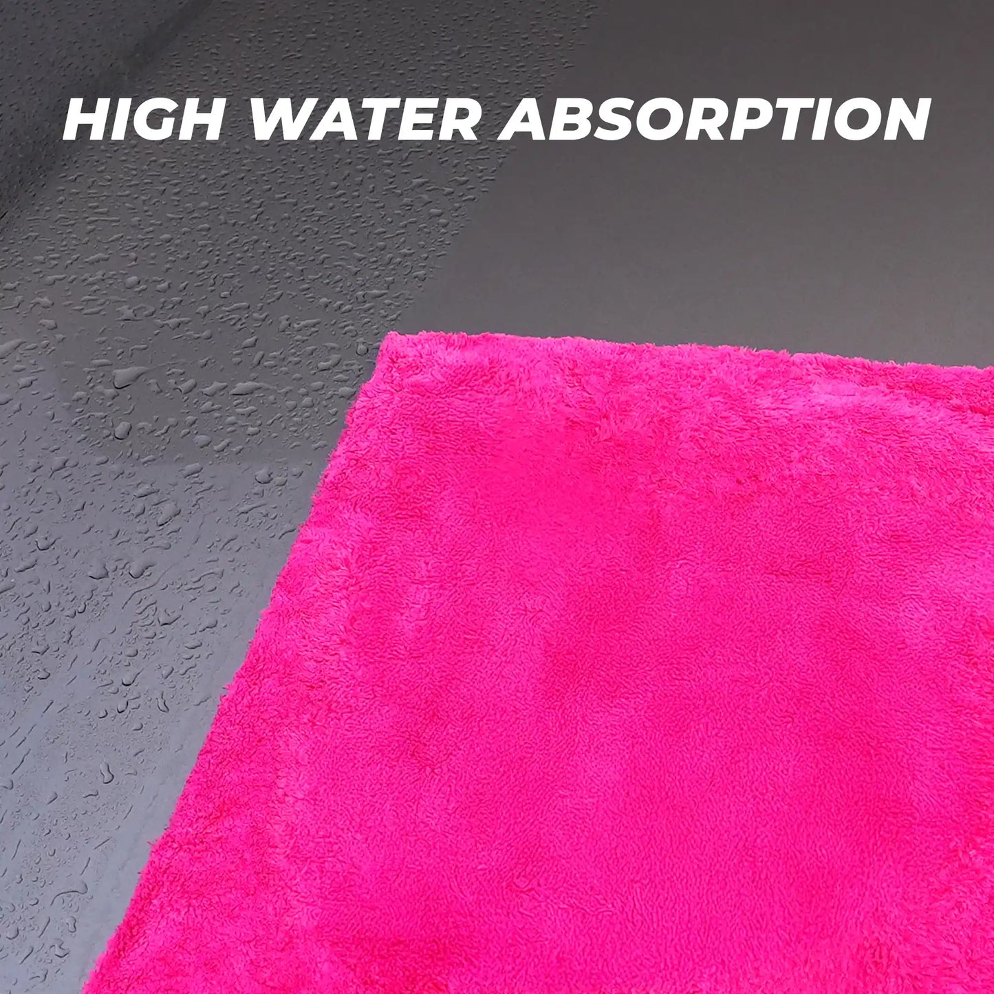 Microfiber Cloth 550 GSM - ScratchFree and UltraSoft | Laser-Cut Edges | Trusted by Detailers