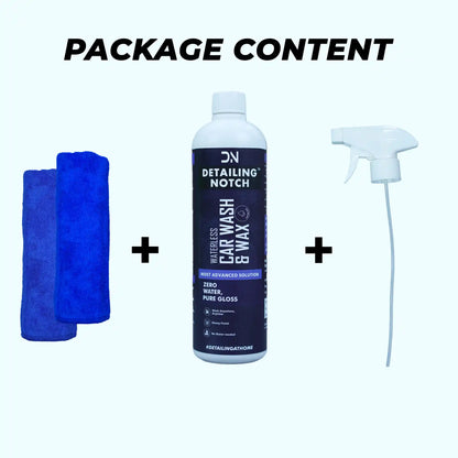 Professional-Grade Waterless Car Wash & Wax Spray