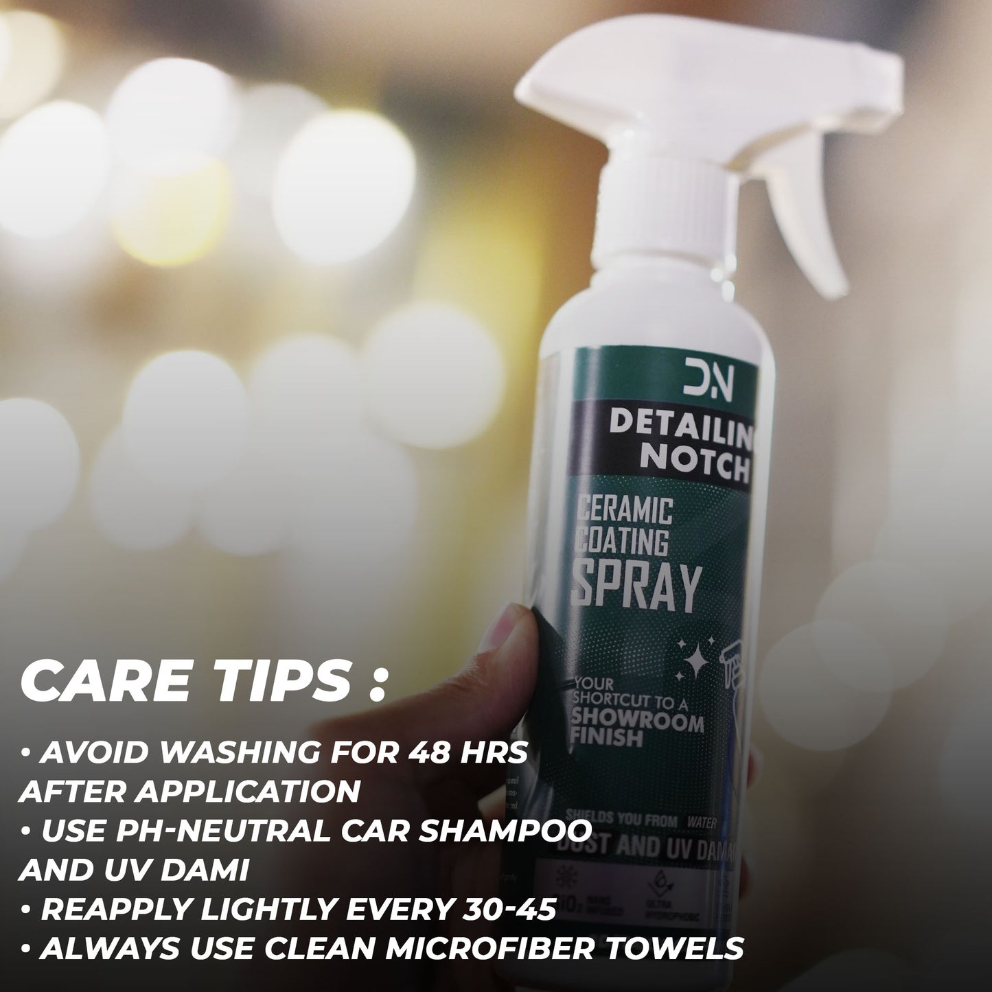 Detailing Notch Ceramic Coating Spray