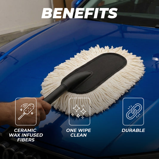 Microfiber Duster with Advanced Ceramic Wax-Coating