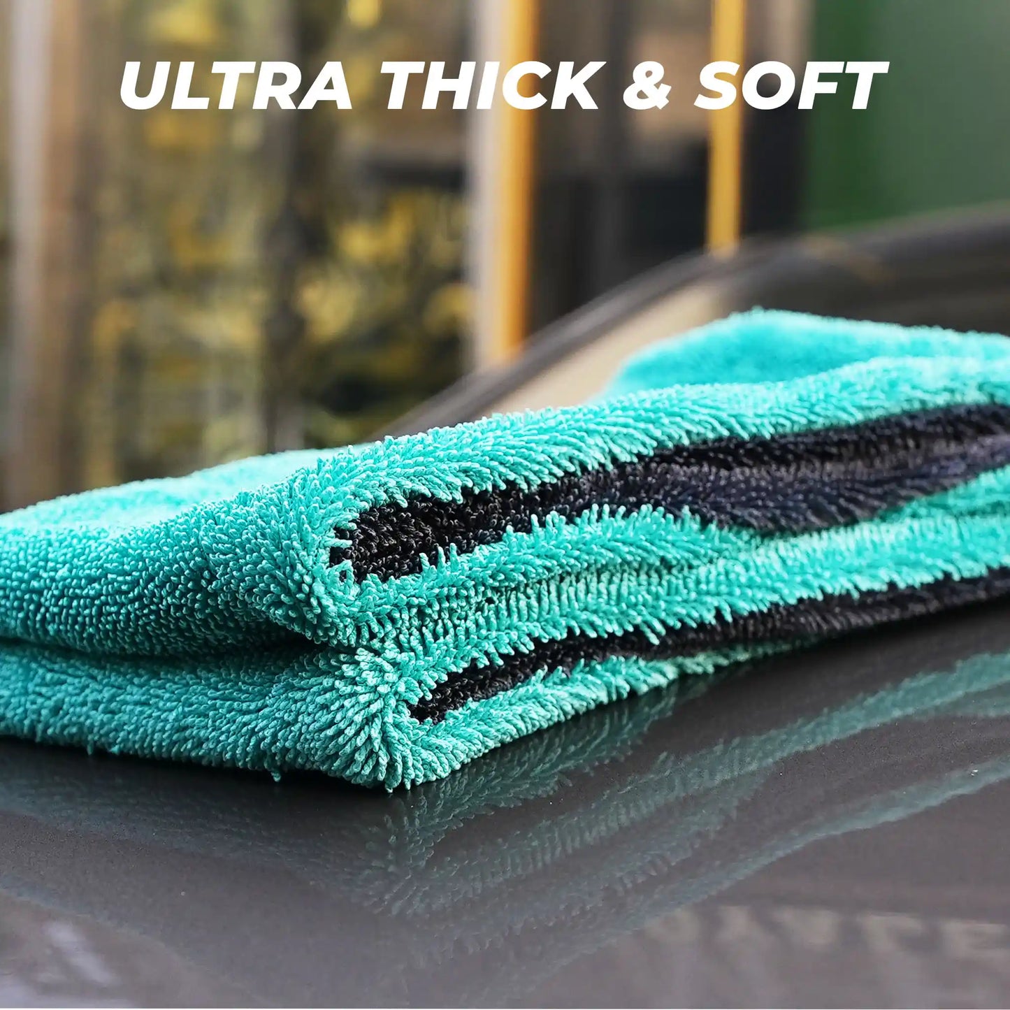 Professional-Grade 1250 GSM Microfiber Towel – Extra Large, High-Density Weave | 70:30 Polyester-Polyamide Blend