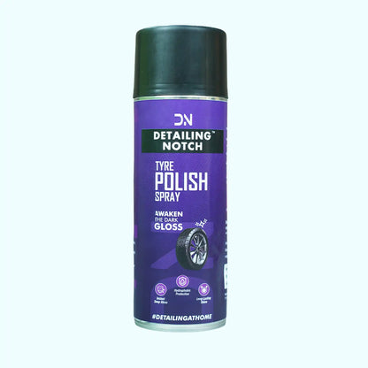 Advanced Tyre Polish with CarbonGloss Tech - India's First Tyre Polish with Direct Application on Dirty Tyres
