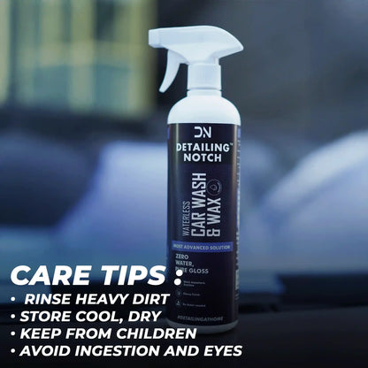 Professional-Grade Waterless Car Wash & Wax Spray